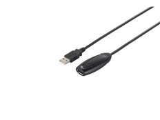 USB2.0リピーターケーブル　(A　to　A)　5m　ブラック