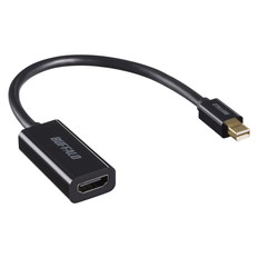 miniDisplayPort-HDMI変換アダプタ　ブラック