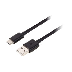 USB2.0　ケーブル　TypeC-A　2m　ブラック