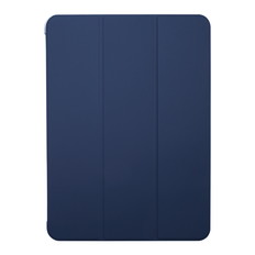 iPad10.9用ハイブリッドレザーケース　ブルー