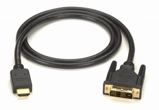 HDMIーDVI変換ケーブル　オス/オス　1m