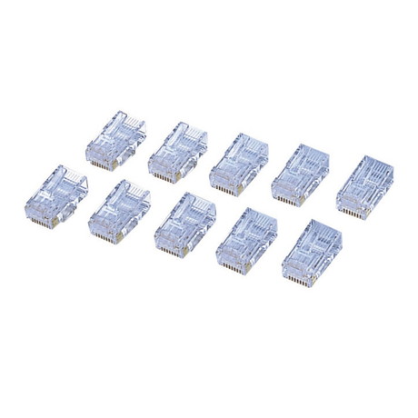 LD-6RJ45T10: CAT6/CAT6A用RJコネクタ(10個セット): LAN工事部材