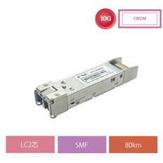 CWDM　SFP+　10G　λ=1490nm　SMF(80Km)　LC