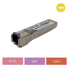 100BASE-FXSMFLC1芯120kmTX1550nmSFPモジュール