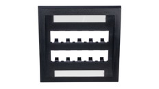 Mini-Com　フェースプレート　10ポート用(黒)