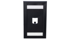 Mini-Com　フェースプレート　1ポート用(黒)