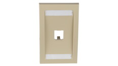 Mini-Com　フェースプレート　1ポート用(アイボリー)
