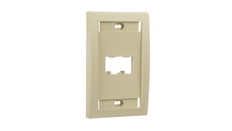 Mini-Com　フェースプレート　2ポート用(アイボリー)