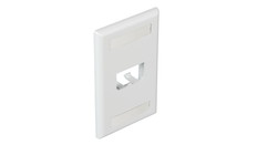 Mini-Com　フェースプレート　2ポート用(白)