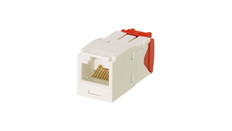 カテゴリ5E　モジュラージャック(オフホワイト)