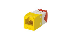 カテゴリ5E　モジュラージャック(黄)