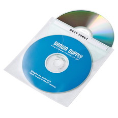 DVD･CD不織布ケース(ホワイト)