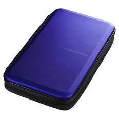 ブルーレイディスク対応セミハードケース(56枚収納･ブルー)