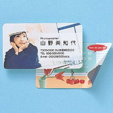 インクジェットフォト光沢名刺カード(角丸)