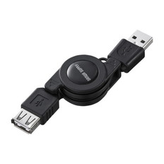巻き取りUSB2.0モバイルケーブル