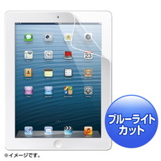 iPad第4/3/2世代用ブルーライトカット液晶保護フィルム