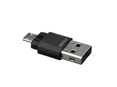 スマホ/タブレット/PC用　microSD専用カードリーダー