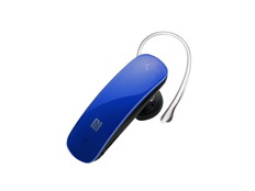 Bluetooth4.0対応　ヘッドセット　NFC対応　ブルー