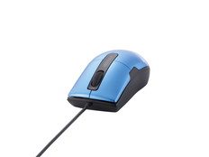 有線BlueLEDマウス　静音/3ボタン/Sサイズ　ブルー