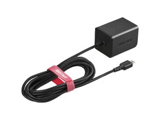 AC-USB　2.4A　microUSBケーブル　1.8m　ブラック