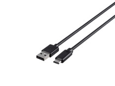 USB2.0ケーブル(A　to　C)　0.5m　ブラック