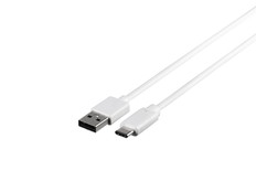 USB2.0ケーブル(A　to　C)　0.5m　ホワイト