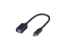 USB3.1　Gen1変換ケーブル　0.15m　ブラック