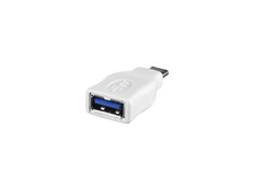 USB3.1　Gen1変換アダプタ(Aメス　to　C)　ホワイト