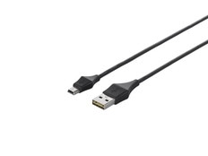 USB2.0ケーブル　(A　to　miniB)　0.5m　ブラック