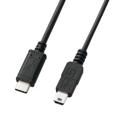USB2.0　TypeC　-　miniB　ケーブル