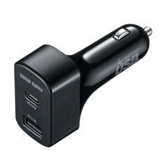 USB　PD対応カーチャージャー(2ポート･57W)