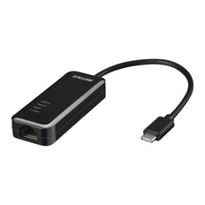 Giga対応　Type-C　USB3.1用LANアダプター　ブラック