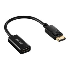 DisplayPort-HDMI変換アダプタ　ブラック