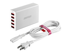 USB充電器　5ポートモデル　ホワイト