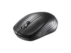 無線IR　LEDマウス　3ボタン　簡易パッケージ　ブラック