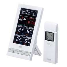 ワイヤレス温湿度計(受信機1台+送信機1台)
