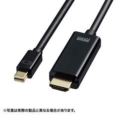 ミニDisplayPort-HDMI変換ケーブル　HDR対応　2m
