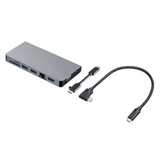 USB　Type-C　ドッキングハブ(VGA･HDMI･LANポート･カードリーダー搭載)