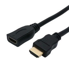 HDMI延長ケーブル　0.3m　ブラック