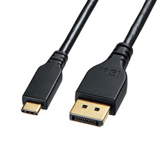TypeC-DisplayPort変換ケーブル　(双方向)(ブラック･3m)