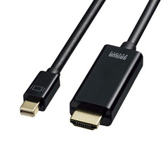 ミニDisplayPort-HDMI変換ケーブル　HDR対応(ブラック･1m)