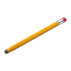 導電繊維タッチペン(オレンジ･鉛筆型)