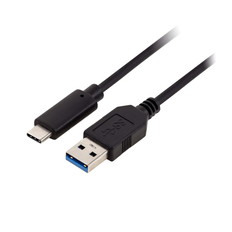 USB3.1　Gen1ケーブル　TypeC-A　1m　ブラック