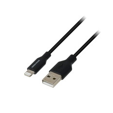 Lightning-USB充電ケーブル　100cm　ブラック