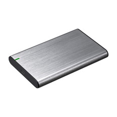 USB3.1　Gen2　2.5インチHDD/SSD外付ケース　シルバー