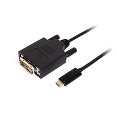 USB3.1　Type-C　-　DVI　変換ケーブル　1.8M