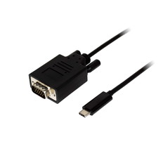USB3.1　Type-C　-　VGA　変換ケーブル　1.8M