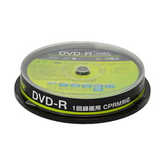 DVD-R　CPRM　録画用　1-16倍速　10枚スピンドル