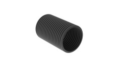 コルゲートチューブ　ポリエチレン　スリット付き　黒