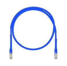 600V高ノイズシールドSF/UTPケーブル　CAT5E　1m　青